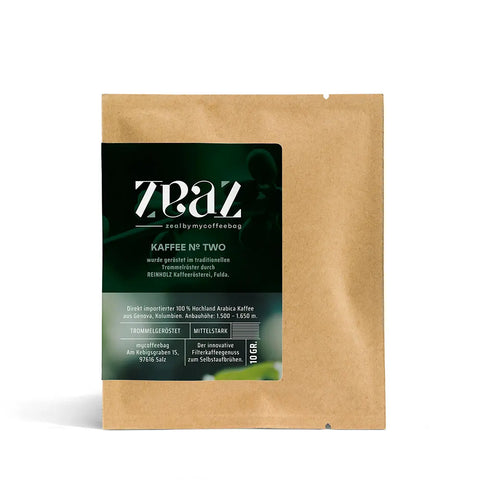 De middelsterke Colombiaanse hooglandkoffie: Drip Coffee Bag ZEAL No 2