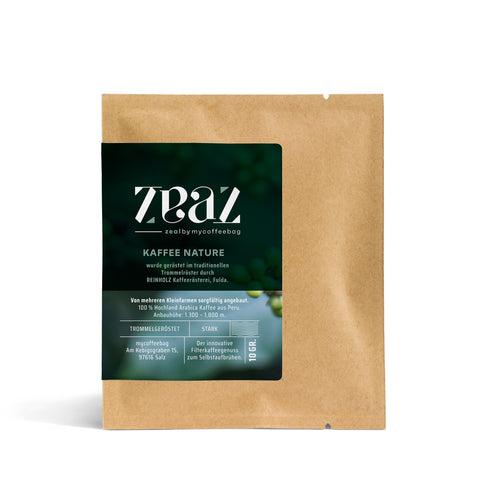Koffie uit de Peruaanse Andes: Drip Coffee Bag ZEAL NATURE